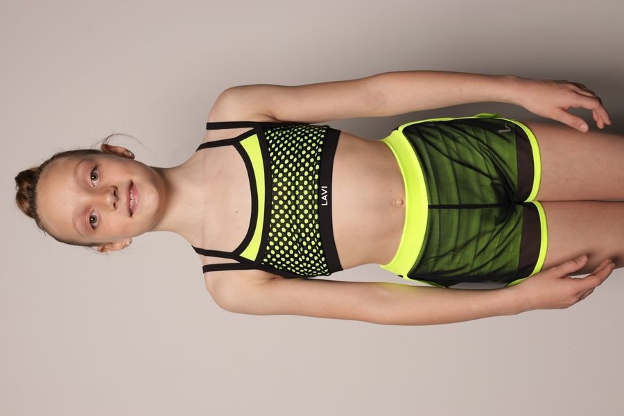Top sport dublu, Lime, 116-122