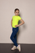 Leggings sport, Negru, 110-116