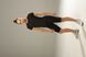Short Biker Negru, Negru, 110-116